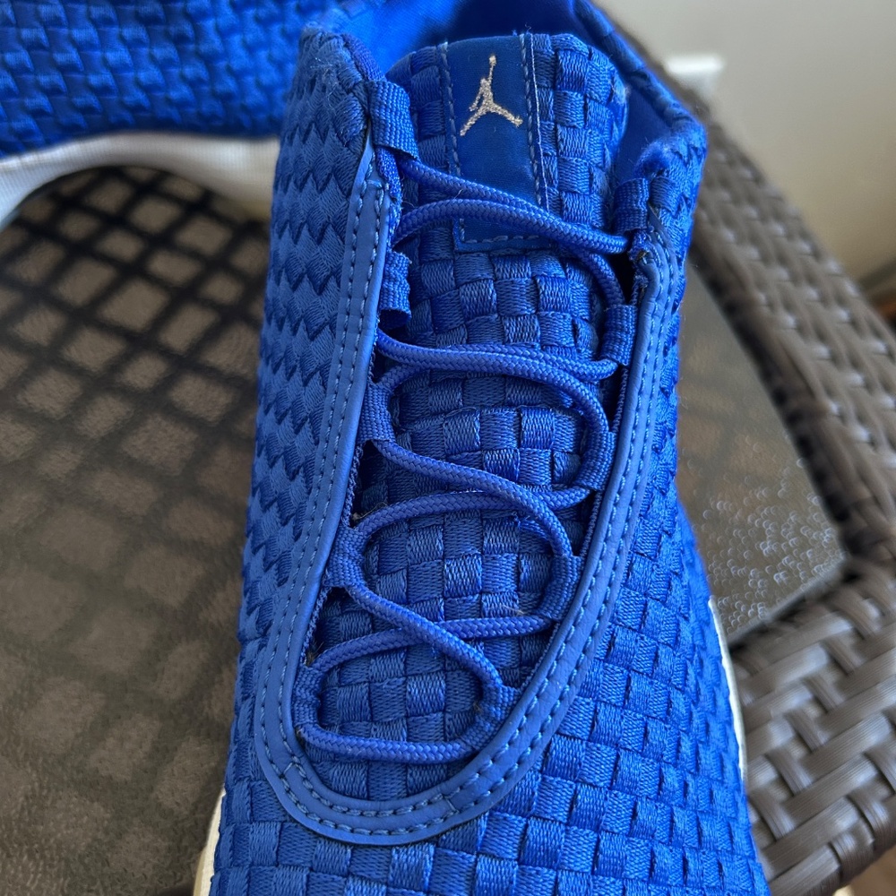 Jordan Future Hyper Royal Activewear Lace Up Sneakers Size 12 - Picture 7 of 10